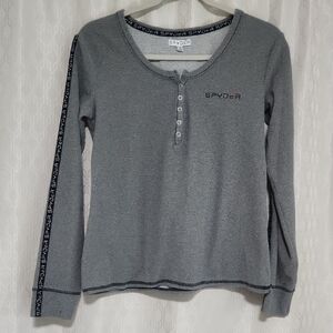 Women's Spyder Gray Knit Top